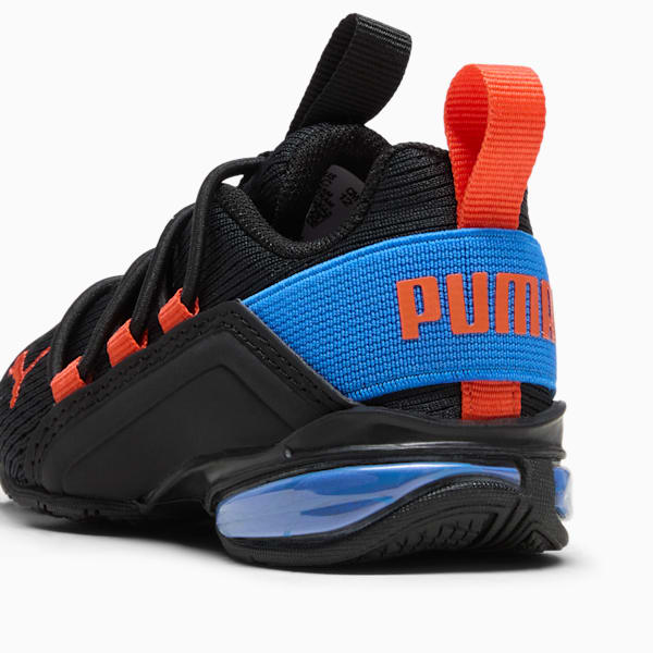 Tenis para infantes Axelion Mesh, PUMA Black-Redmazing-Hyperlink Blue, extralarge